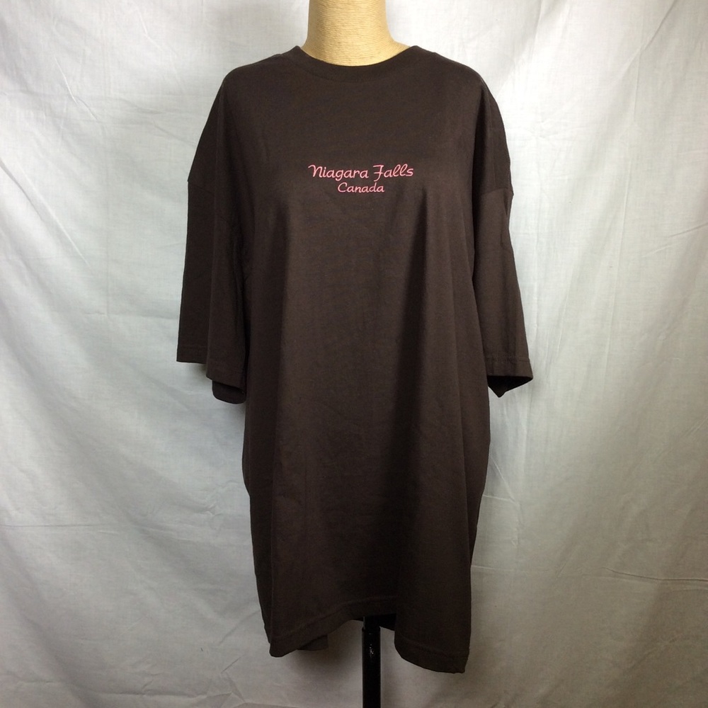 AAA Women’s Brown T-Shirt w/ Niagara Falls Canada